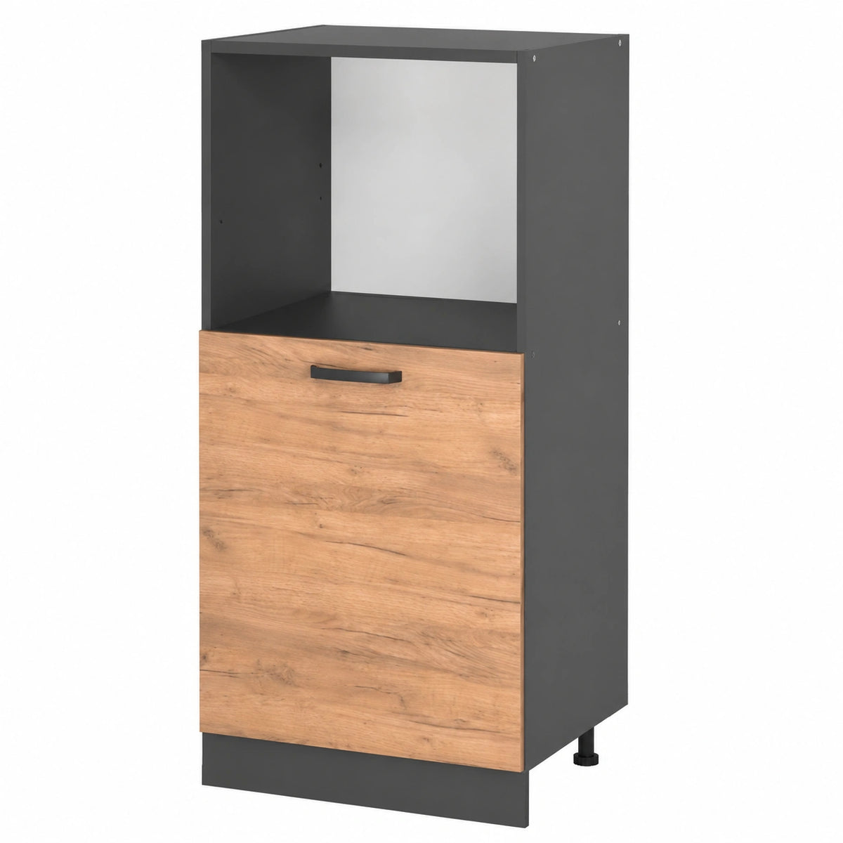 Mobile per forno da incasso R-Line, Rovere dorato, 60 cm, per la libera combinazione all'interno di sistemi cucina modulari