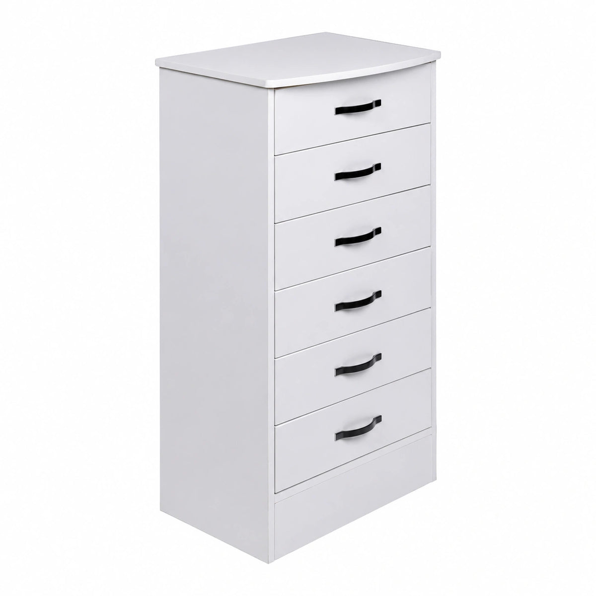 Mobile Cassettiera Mobiletto 7 Cassetti Settimino in Legno MDF Pomelli in Metallo Moderno Arredamento Casa Camera da Letto Dimensione 46 × 42 × 116