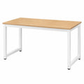 Scrivania Tavolo da Lavoro Porta Pc Computer Piano in Legno MDF con Struttura in Metallo Arredamento Casa Ufficio Cameretta Moderno Dimensione 120 ×