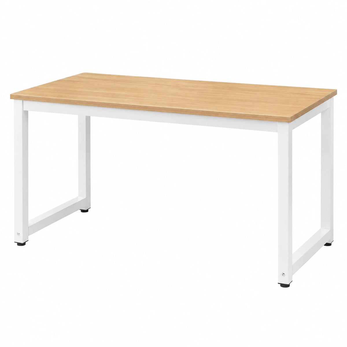 Scrivania Tavolo da Lavoro Porta Pc Computer Piano in Legno MDF con Struttura in Metallo Arredamento Casa Ufficio Cameretta Moderno Dimensione 120 ×