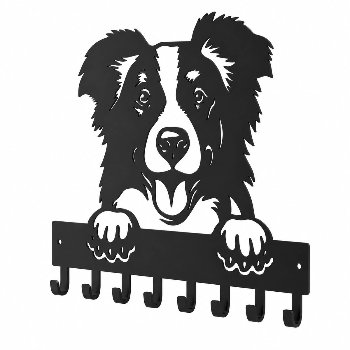 Portachiavi da Muro a forma di cane con 8 ganci, Appendichiavi da Parete moderno per Ingresso, Cucina, Arredamento Casa, Porta guinzaglio cane