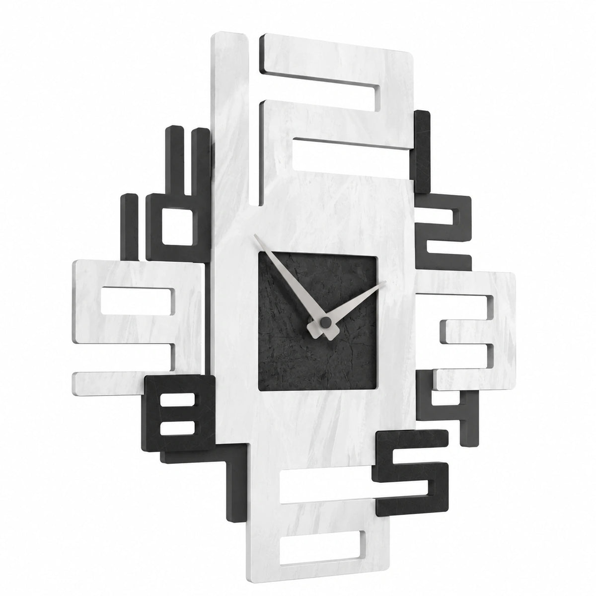 Orologio Bilay - Axia - Legno Mdf - 25,5 × 30 - - 15 - Shade - Artigianale in Italy - Silenzioso - - Moderni doppio livello