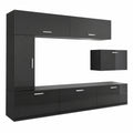 Furnitech C10 Future Parete attrezzate, Soggiorno moderno, set mobile TV, Base porta TV (Led blu, C10, HG